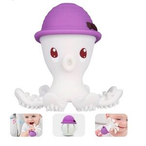Teething Toys for Babies 6-12 Months, Mombella Octopus Teether 12-18 Months